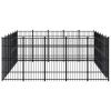 Outdoor Dog Kennel Steel 297.6 ft²