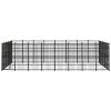 Outdoor Dog Kennel Steel 396.8 ft²