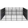 Outdoor Dog Kennel Steel 396.8 ft²