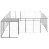 Dog Kennel Silver 169.3 ft² Steel