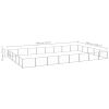 Dog Kennel Silver 430.6 ft² Steel