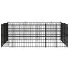 Outdoor Dog Kennel Steel 297.6 ft²