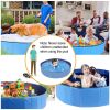 4X4FT Foldable Pet Swimming Pool PVC Kiddie Baby Dog Swim Pool Bathing Tub Playmat Kids Pools