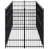 Outdoor Dog Kennel Steel 138.9 ft²