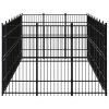 Outdoor Dog Kennel Steel 238.1 ft²